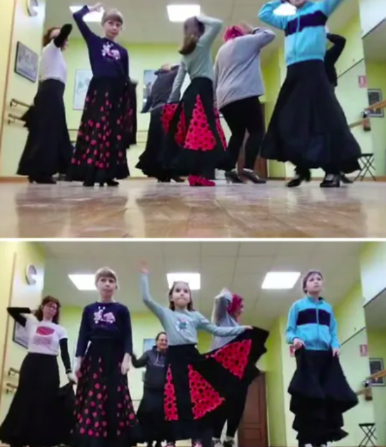 clase de flamenco